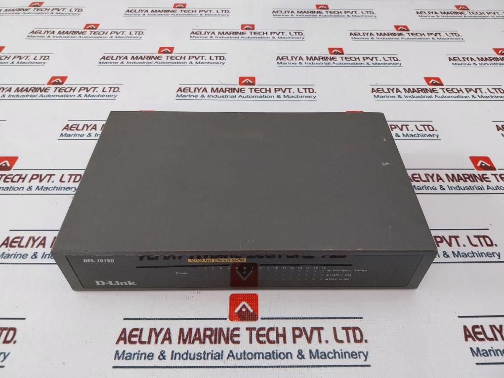 D-link Des-1016D Ethernet Unmanaged Desktop Switch 100-240Vac 50-60Hz