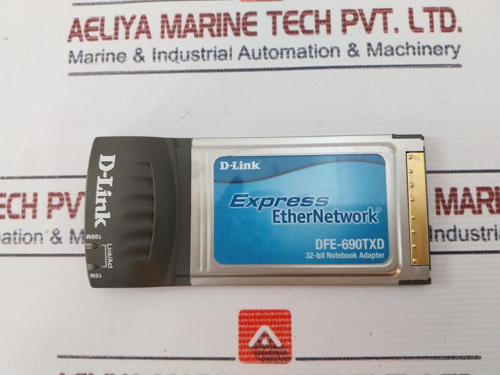 D-link Dfe-690Txd Ethernetwork 32-bit Notebook Adapter