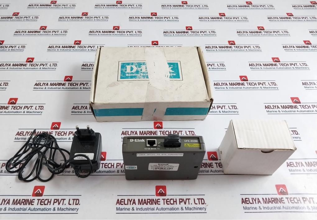 D-link Dfe-855mi Ethernet Multimode Media Converter + Adaptor
