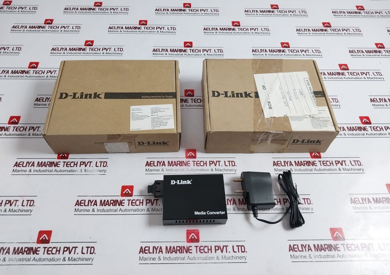 D-link Dfe-855s-15i Fiber Media Converter W/ Travel Charger S050100-in