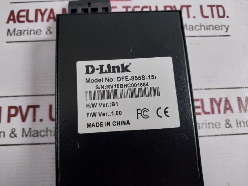 D-link Dfe-855s-15i Fiber Media Converter W/ Travel Charger S050100-in