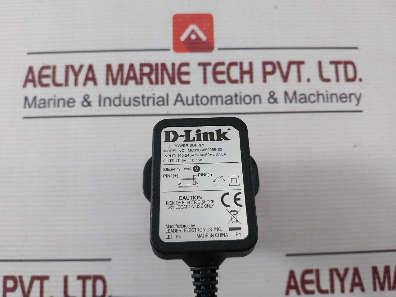 D-link Mu03B5050055-b2 I.T.E Adapter Power Supply Charger 100-240V-50/60Hz 0.15A