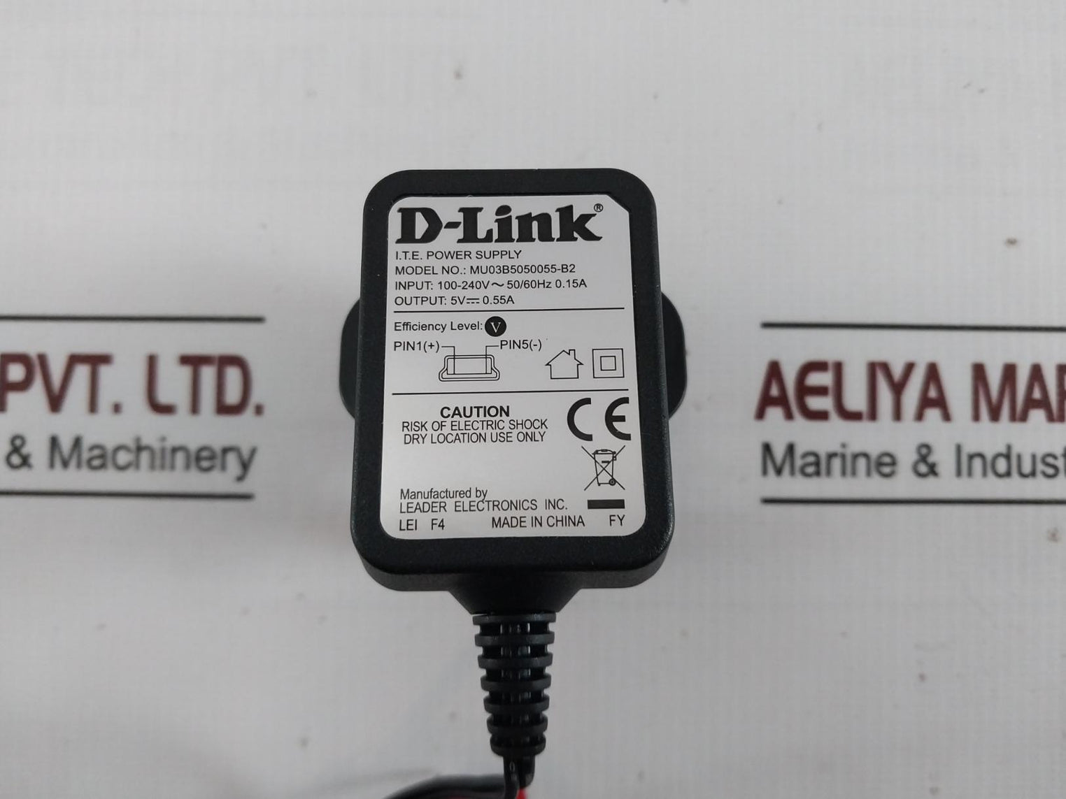 D-link Mu03B5050055-b2 I.T.E Adapter Power Supply Charger 100-240V 50/60Hz 0.15A