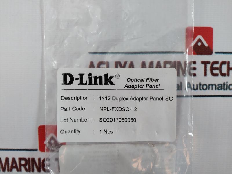 D-link Nlu-fxxuxxr-06 Liu 6 Port Rack Mount Unloaded Optical Fiber Adapter Panel