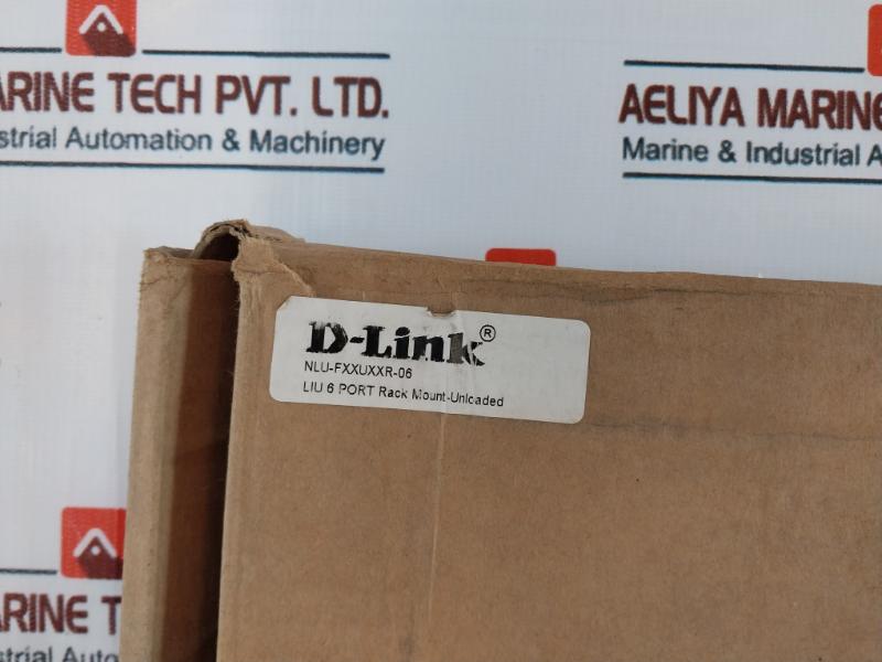 D-link Nlu-fxxuxxr-06 Liu 6 Port Rack Mount Unloaded Optical Fiber Adapter Panel