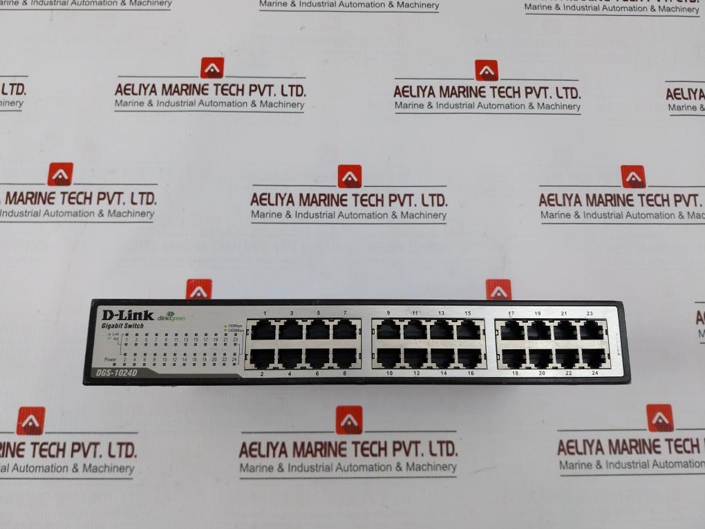 D-link Dgs-1024D 24-port Gigabit Unmanaged Desktop Switch 50-60Hz 100-240 Vac