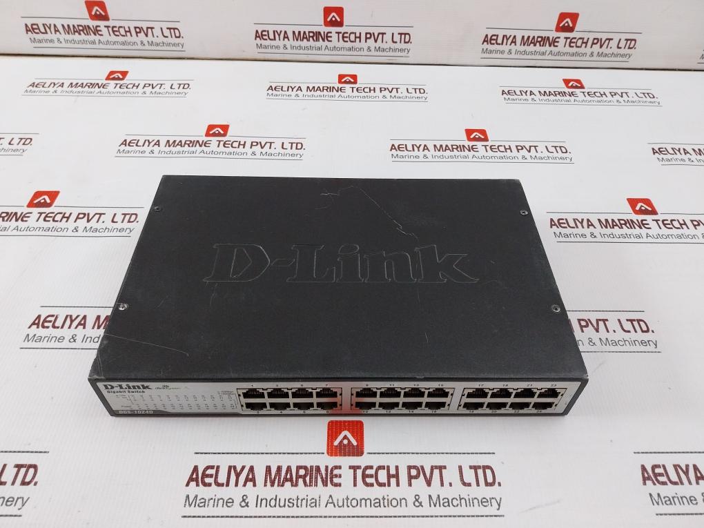 D-link Dgs-1024D 24-port Gigabit Unmanaged Desktop Switch 50-60Hz 100-240 Vac