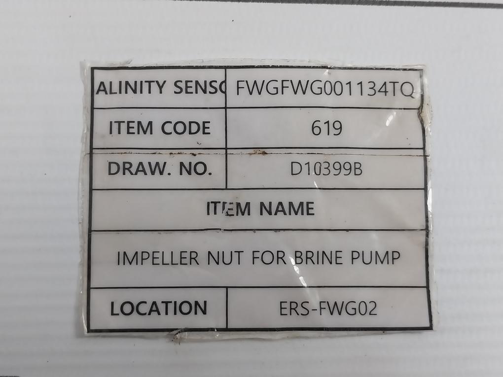 D10399B Impeller Nut