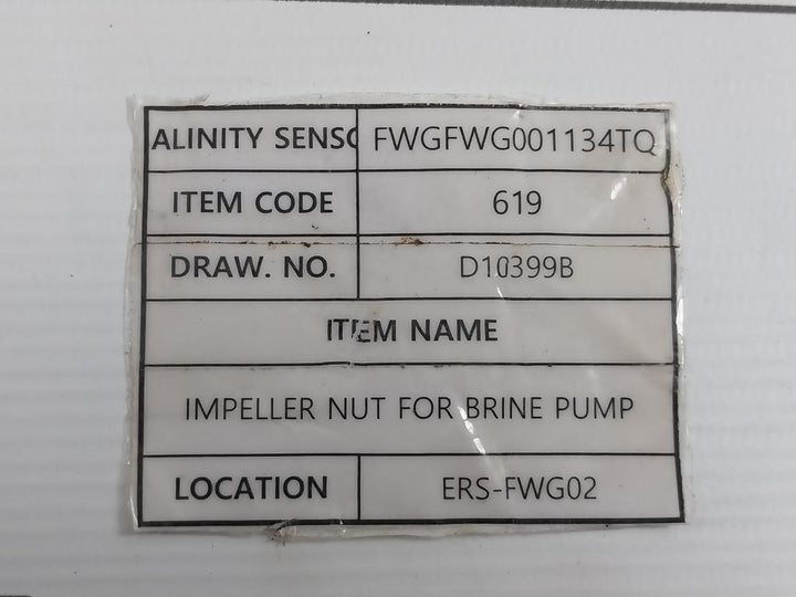 D10399B Impeller Nut