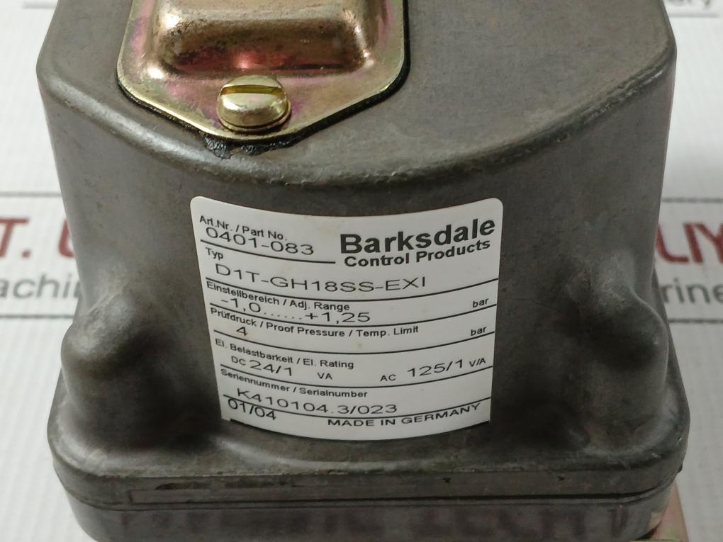 D1T-gh18Ss-exi Barksdale 793231344 Pressure Switch Eex