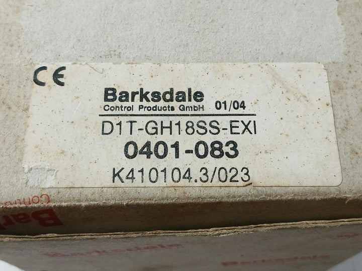 D1T-gh18Ss-exi Barksdale 793231344 Pressure Switch Eex