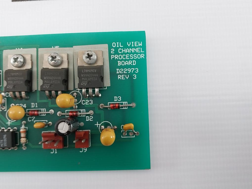 D22973 2-channel Processor Board Rev 3 Circuit Module B5100-1 B5100U16
