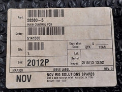 D28380-3 Main Control Pcb Board Baylor Rev-2