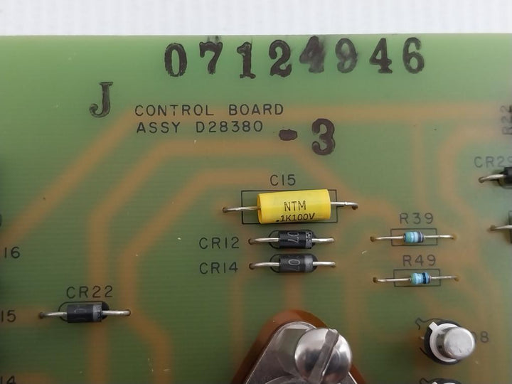 D28380-3 Main Control Pcb Board Baylor Rev-2