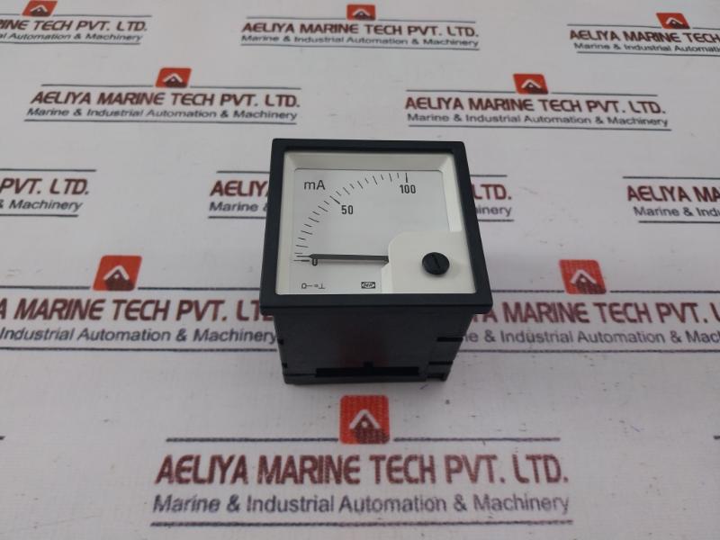 Deif Dq72-x Analog Panel Ammeter 0-100 Ma Quadratic Measurement 920025012.20