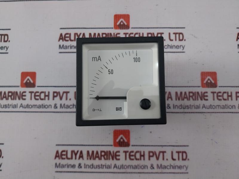 Deif Dq72-x Analog Panel Ammeter 0-100 Ma Quadratic Measurement 920025012.20