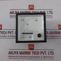 Deif Dq72-x Analog Panel Ammeter 0-100 Ma Quadratic Measurement 920025012.20