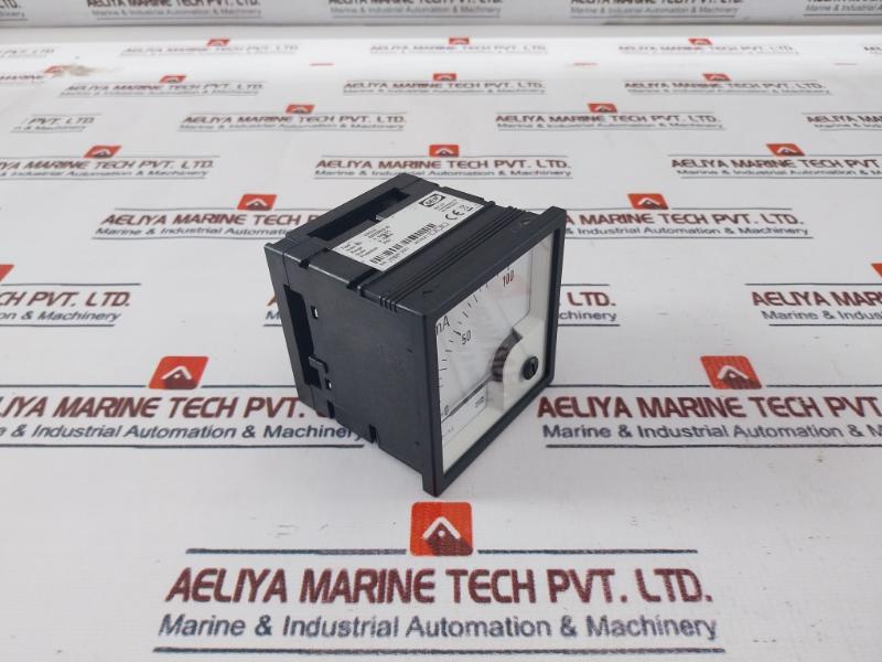 Deif Dq72-x Analog Panel Ammeter 0-100 Ma Quadratic Measurement 920025012.20