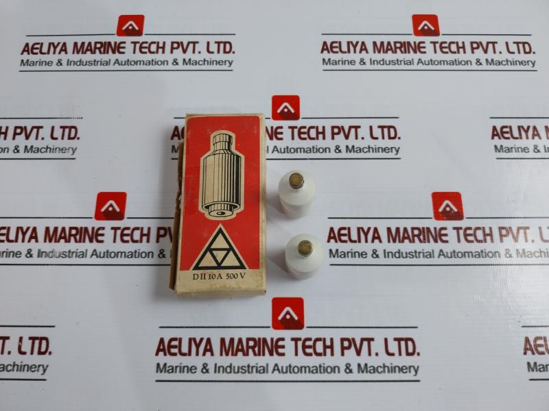 Lot of 5X  D II 10A 500V Fuse Link Bottle Fuse