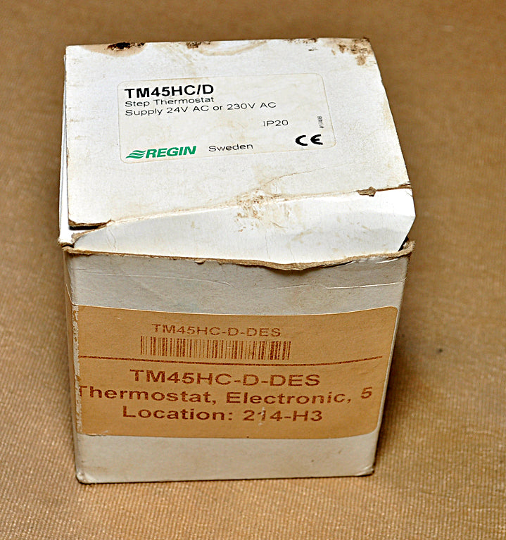 Regin Tm45Hc/D Step Thermostat 24V Ac Or 230V Ac