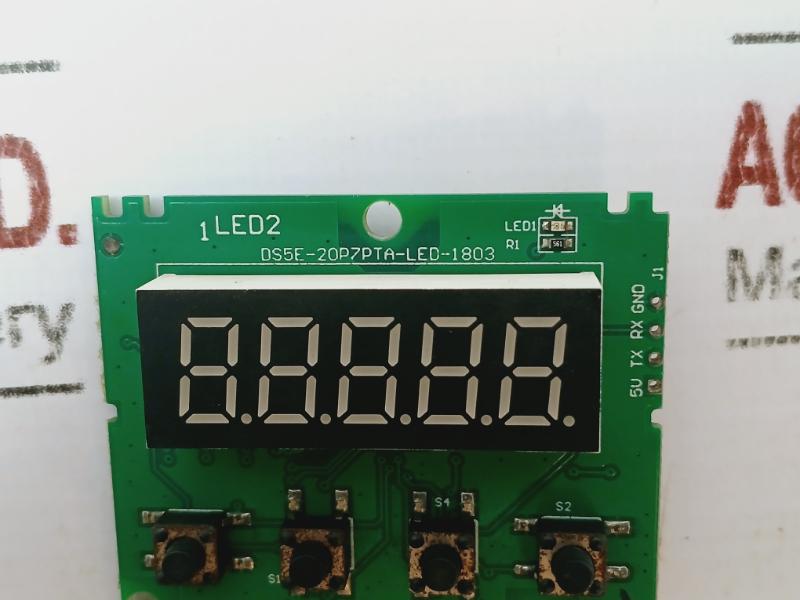 Da Yang Ds5E-20P7Pta-led-1803 Counter Module For Display Light Circuit Board