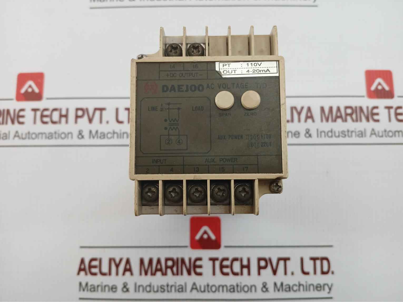 Transducer Ac 110/220V 50/60Hz Dae Joo Dt-1V-a1A