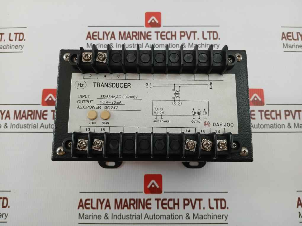 Dae Joo Frequency Transducer 4-20Ma 55/65Hz Ac 30-300V, Ds-af-1C