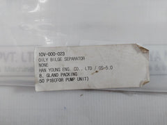 Dae Young Gland Packing Universal Carbonized Fiber 10V-000-023 6.4M/M Size: 1/4