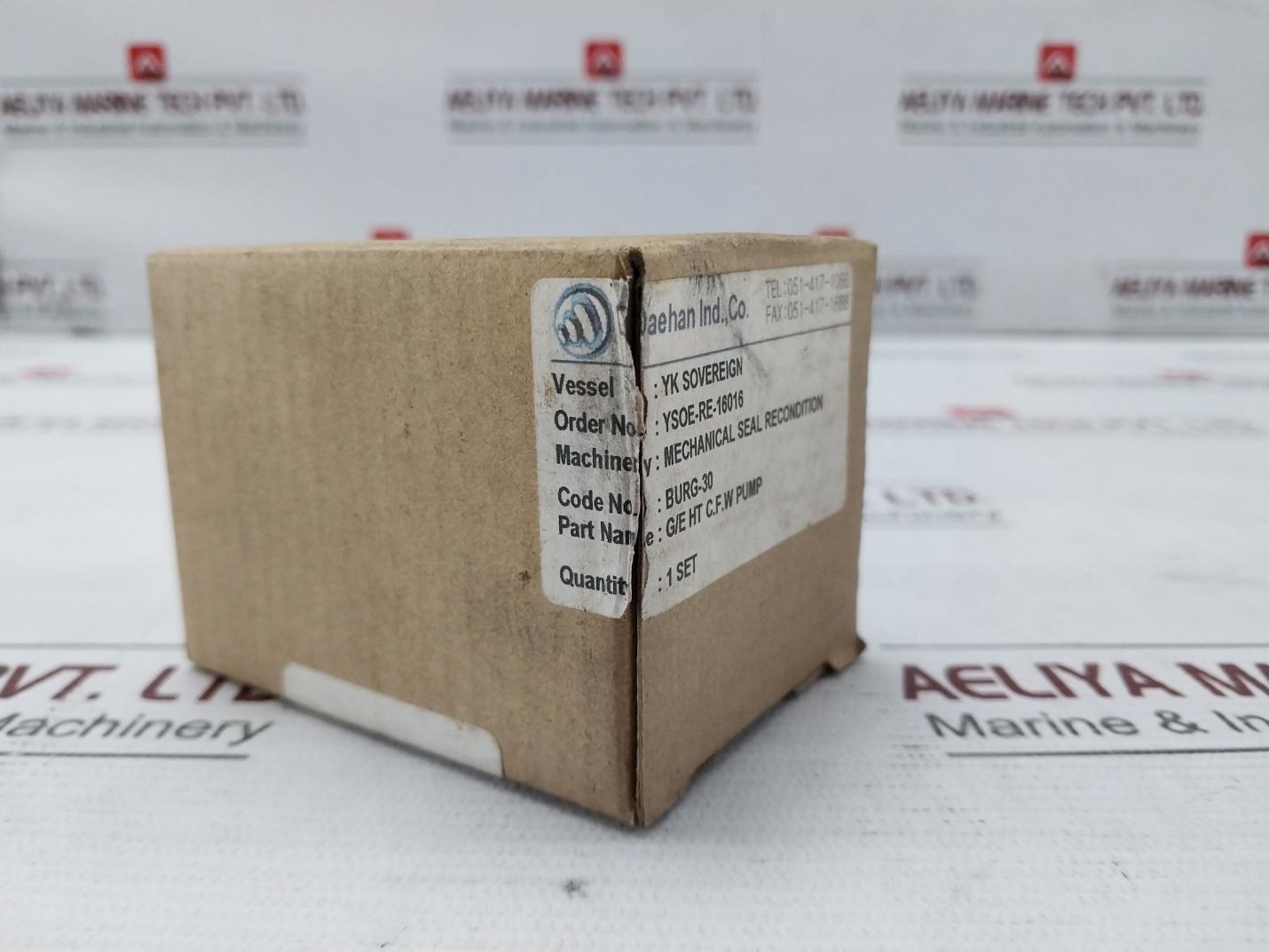 Daehan Burg-30 Mechanical Seal Set For G/E Ht C.F.W Pump Ysoe-re-16016