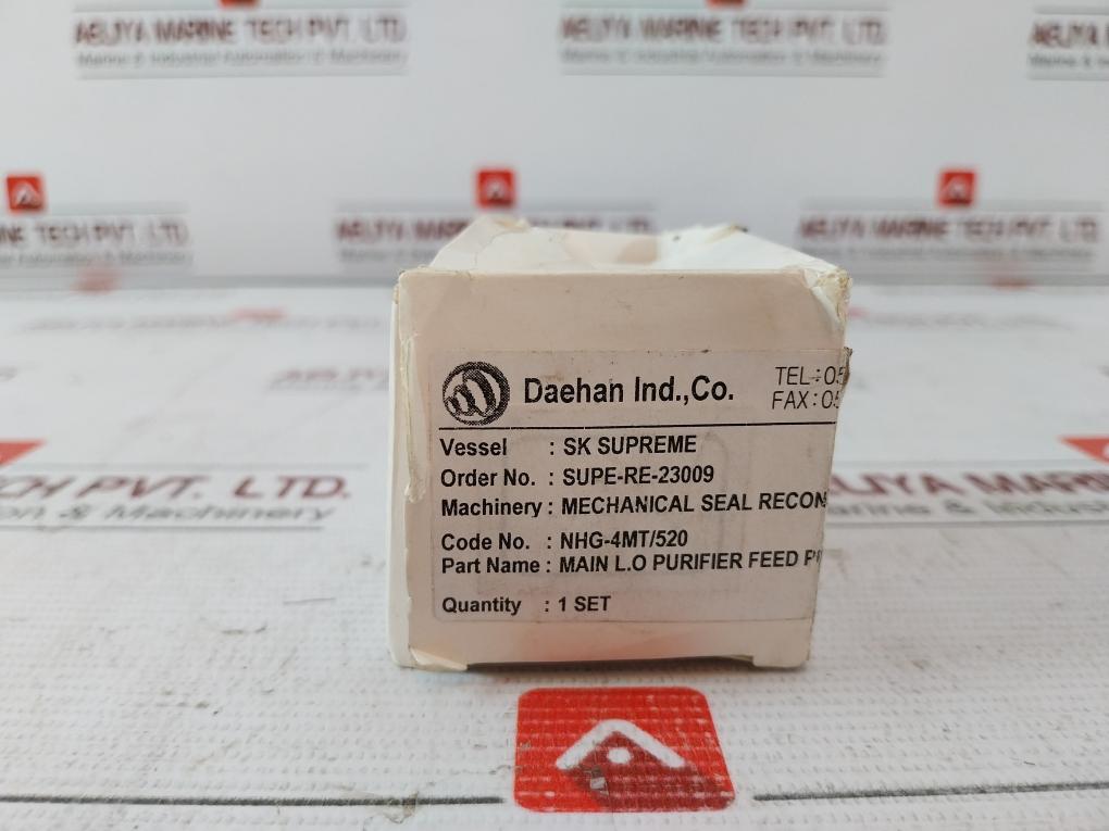 Daehan Nhg-4Mt/520 Mechanical Seal Set For L.O Purifier Feed Pump Supe-re-23009