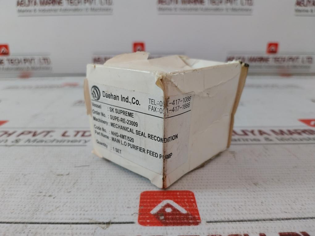 Daehan Nhg-4Mt/520 Mechanical Seal Set For L.O Purifier Feed Pump Supe-re-23009