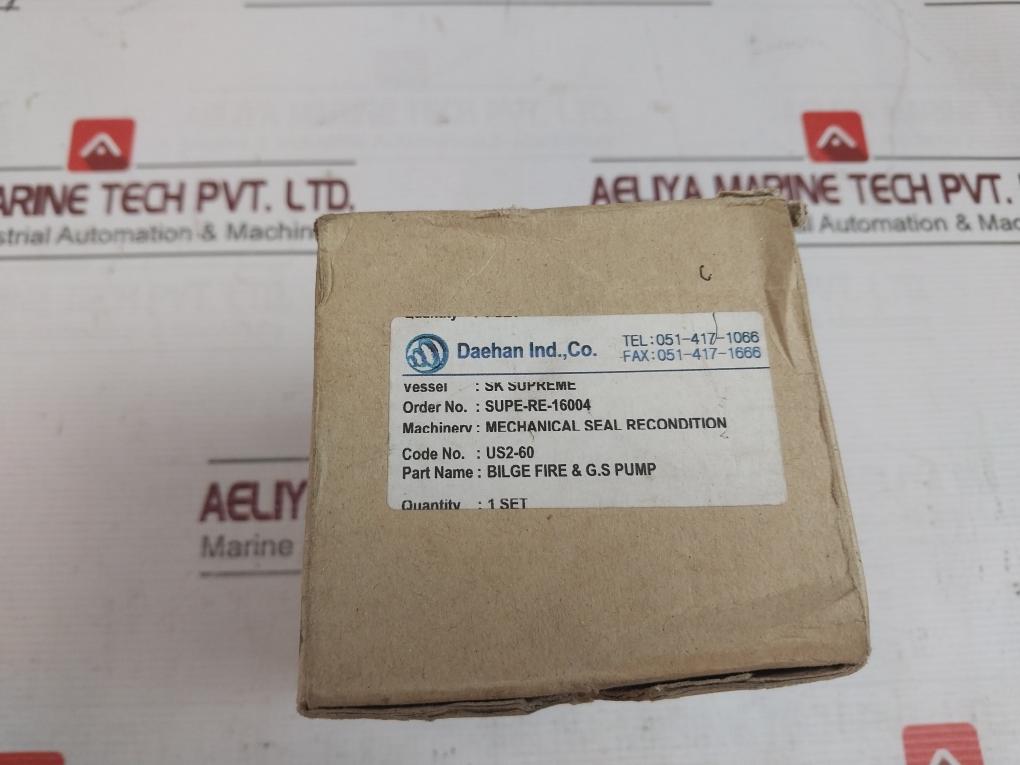 Daehan Supe-Re-16004 Mechanical Seal Set US2-60