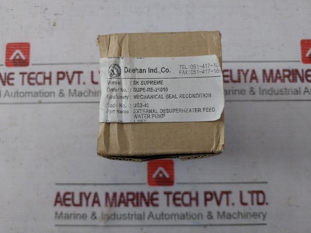 Daehan Supe-re-21010 Mechanical Seal Recondition Set Us2-40