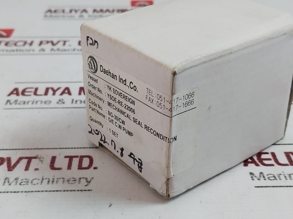 Daehan Ysoe-re-22006 Mechanical Seal Set