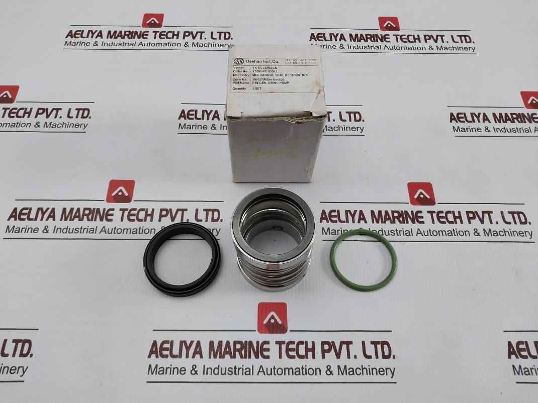 Daehan Ysoe-re-22012 Mechanical Seal Set F/ Fw. Gen. Brine Pump 100X50Msm-am/520