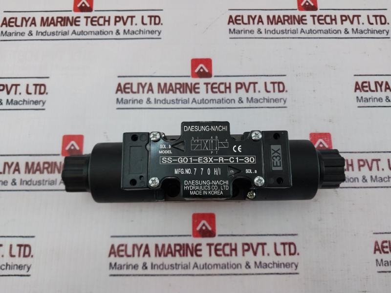 Daesung-nachi Ss-g01-e3X-r-c1-30 Solenoid Valve Set For Oil Hydraulic Equipment