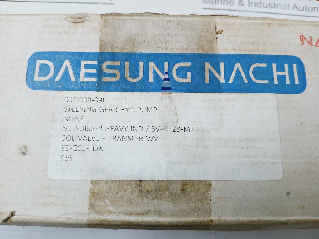 Daesung-nachi Ss-g01-h3X-r-c2-30 Solenoid Hydraulic Directional Control Valve