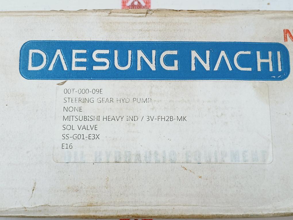 Daesung Nachi Ss-g01-e3X-r-c230 Solenoid Hydraulic Directional Control Valve 6X0