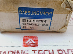 Daesung Nachi Ss-g01-e3X-r-c230 Solenoid Hydraulic Directional Control Valve 6X0