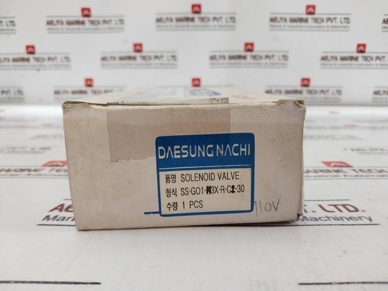 Daesung Nachi Ss-g0 1-h3X-r-c1-30 Hydraulic Transfer Solenoid Valve 50/60Hz