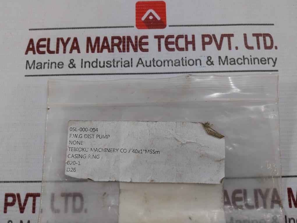 Daewon 020-1 Casing Ring For F.W.G Dist Pump 40X1