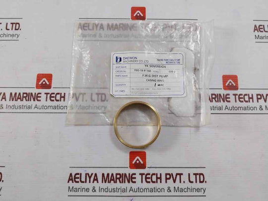 Daewon 020-2 Beechcraft Aircraft Bushing Casing Ring Yso-19-p-168 05L-000-005