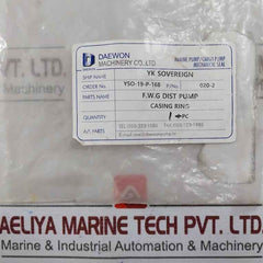 Daewon 020-2 Beechcraft Aircraft Bushing Casing Ring Yso-19-p-168 05L-000-005