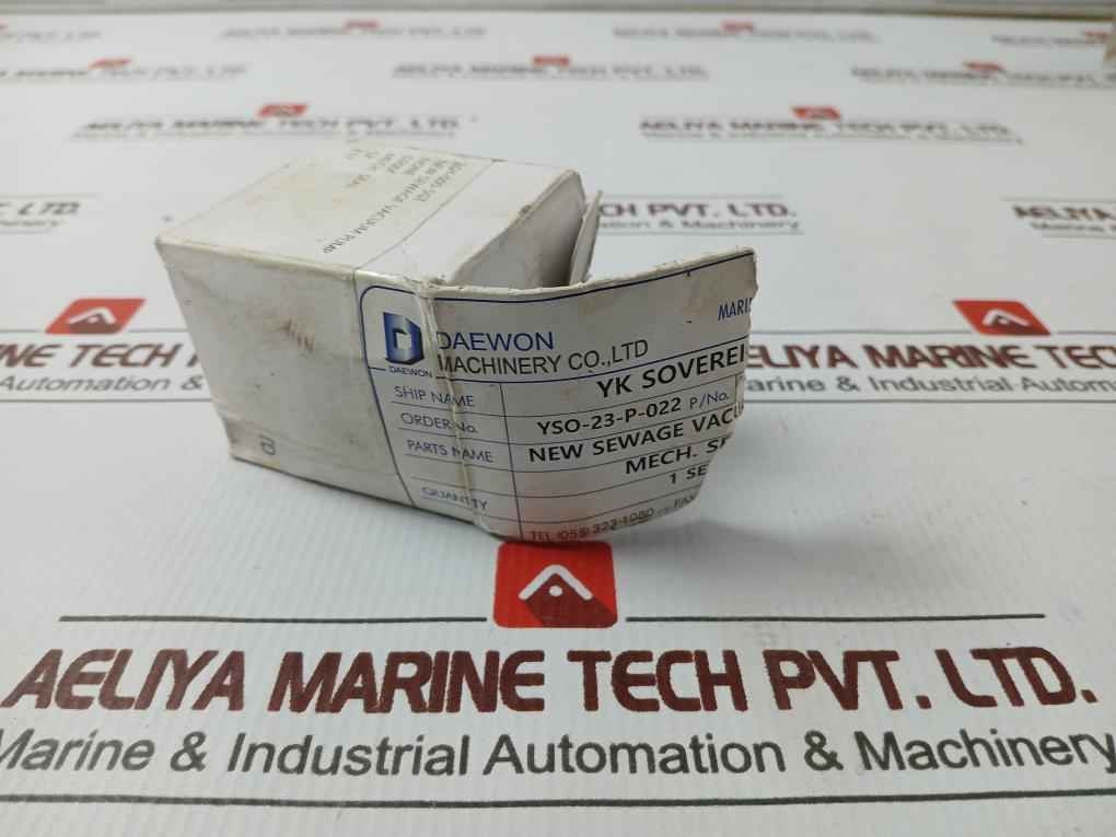 Daewon 12 Mechanical Seal For Sewage Vacuum Pump Set 2Gy-000-5Gt