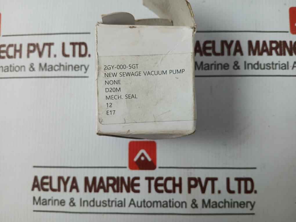 Daewon 12 Mechanical Seal For Sewage Vacuum Pump Set 2Gy-000-5Gt