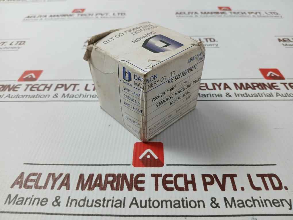 Daewon 12 Sewage Vacuum Pump Set Yso-20-p-007 2Gy-000-004