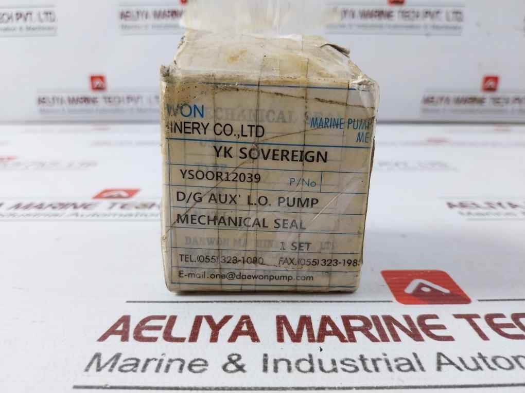 Daewon 182-064 Mechanical Shaft Seal Set For G/E Pre-lubricating Oil Pump