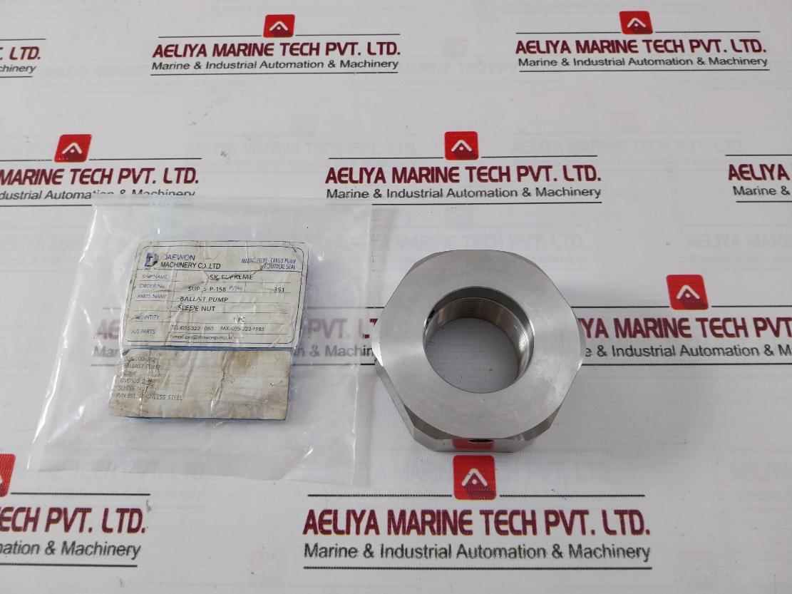 Daewon 351 Ballast Pump Sleeve Nut Unit Gvd500-2Ms Sup-5-p-158