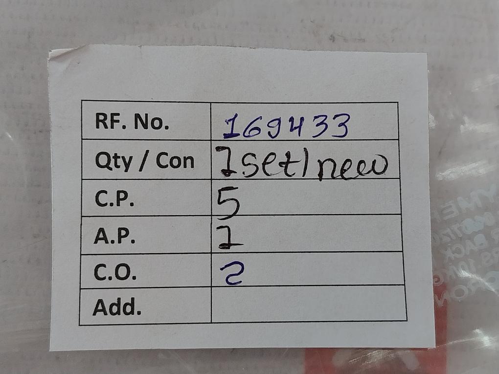 Daewon 54 Mechanical Seal Part Set 13K-000-3K5 Sup-15-p-161