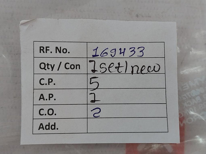 Daewon 54 Mechanical Seal Part Set 13K-000-3K5 Sup-15-p-161
